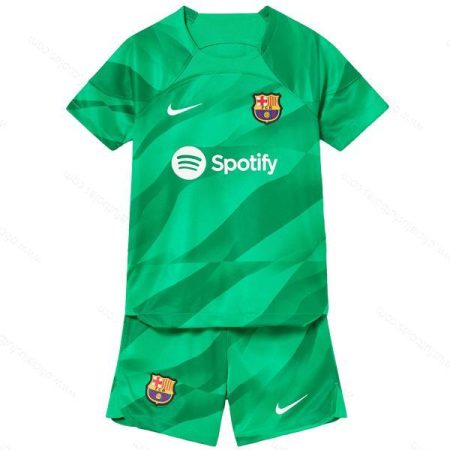 Pigūs Barcelona Goalkeeper Vaikų futbolo rinkinys 23/24 – Žalia