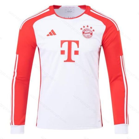 Pigūs Bayern Munich Home Long Sleeve Futbolo marškinėliai 23/24