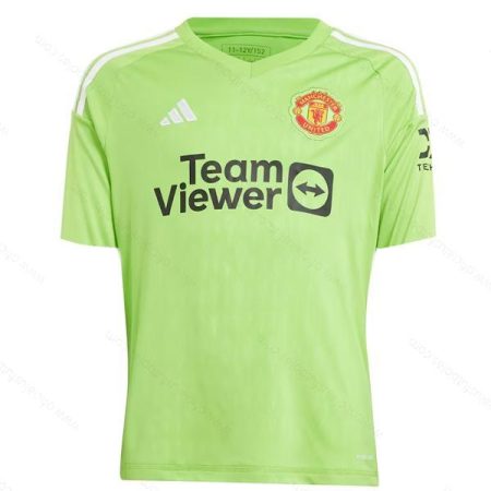 Pigūs Manchester United Home Goalkeeper Futbolo marškinėliai 23/24