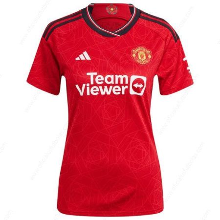 Pigūs Manchester United Home Moteriškos Futbolo marškinėliai 23/24