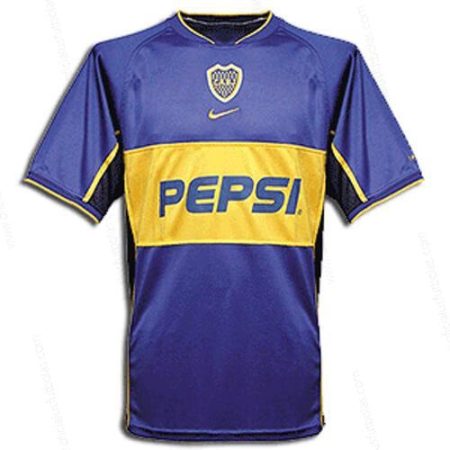 Pigūs Retro Boca Juniors Home Futbolo marškinėliai 02/03