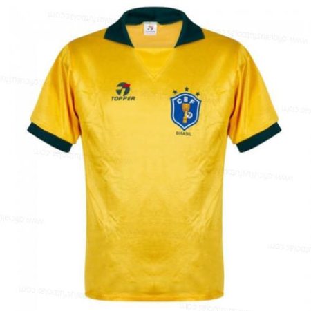 Pigūs Retro Brazilijaija Home Futbolo marškinėliai 1988