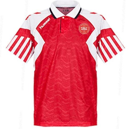 Pigūs Retro Danija Home Futbolo marškinėliai 92