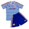 Pigūs Retro Manchester United Away Vaikų futbolo rinkinys 90/92