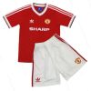 Pigūs Retro Manchester United Home Vaikų futbolo rinkinys 86