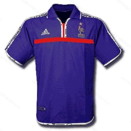 Pigūs Retro Prancūzija Home Futbolo marškinėliai 2000