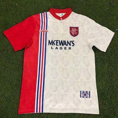 Pigūs Retro Rangers Away Futbolo marškinėliai 96/97