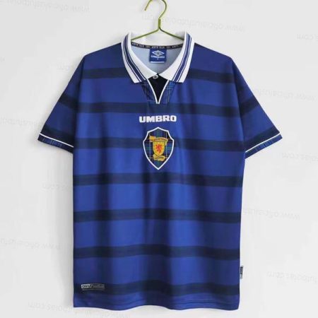 Pigūs Retro Škotija Home Futbolo marškinėliai 98