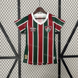 Pigūs Fluminense Home Moteriškos Futbolo Marškinėliai 24/25