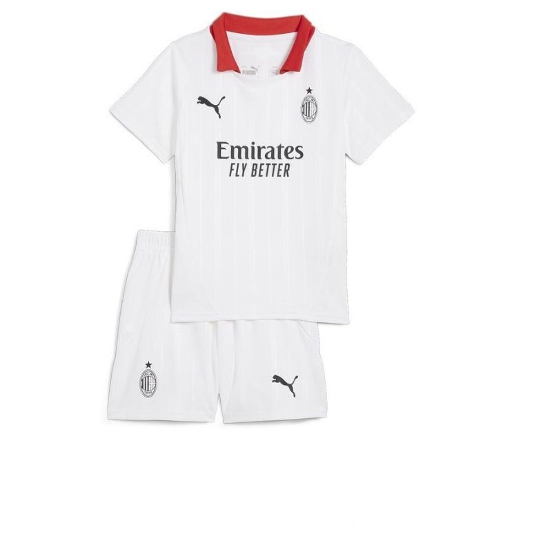 Pigūs AC Milan Away Vaikų futbolo rinkinys 2425